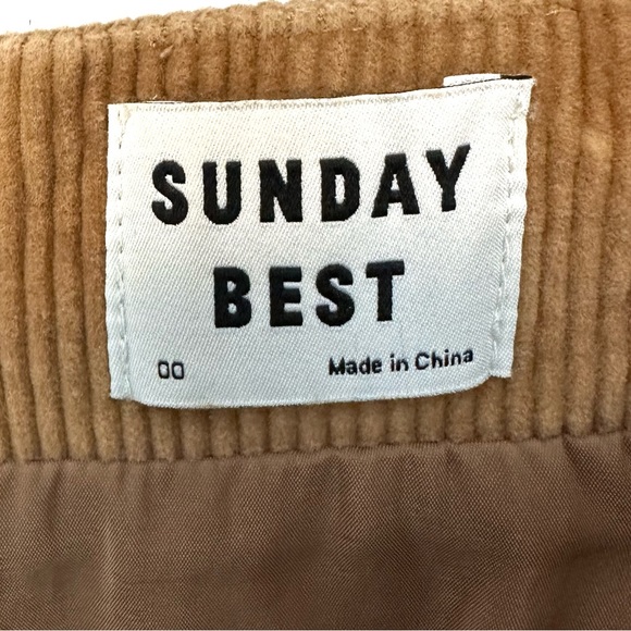 Aritzia | Sunday Best | Lyra Corduroy Mini Skirt Size 00 - Picture 8 of 12